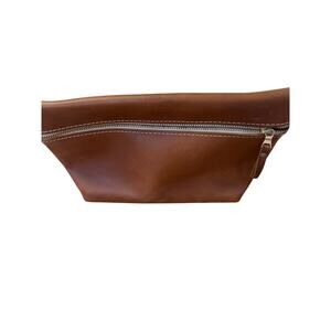 Portland Leather Goods Zippered Pouch/Make Up Bag Leather Honey
